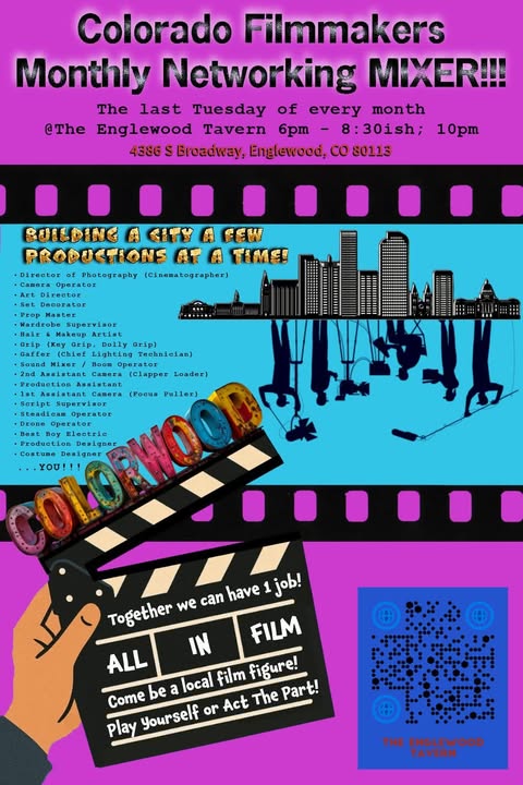 gallery-2 Colorado Filmmakers Monthly Networking Mixer!!!